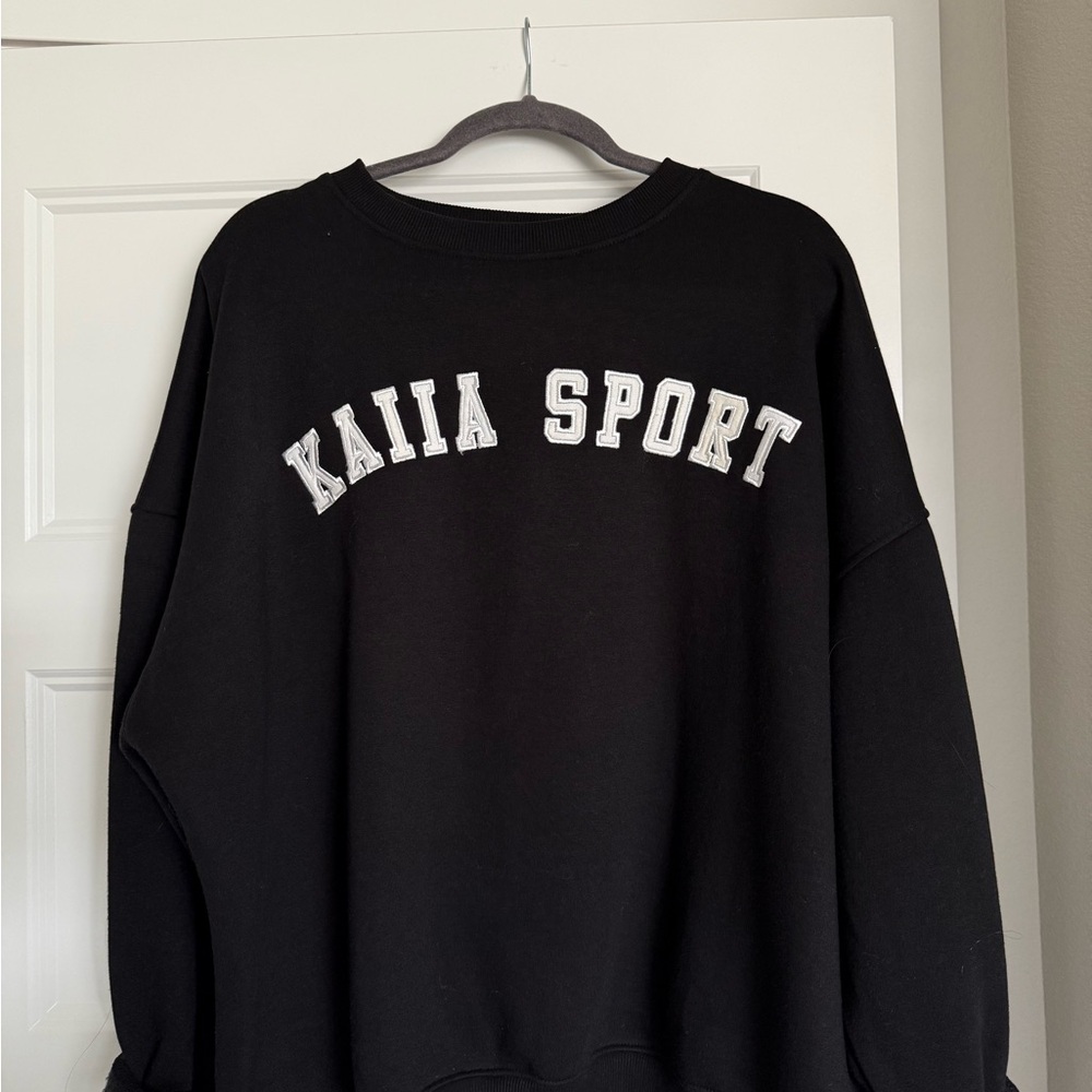 ASOS Black Sweatshirt with White Lettering